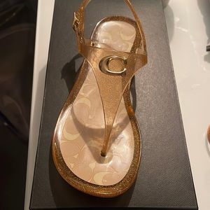 Brand new coach sandals